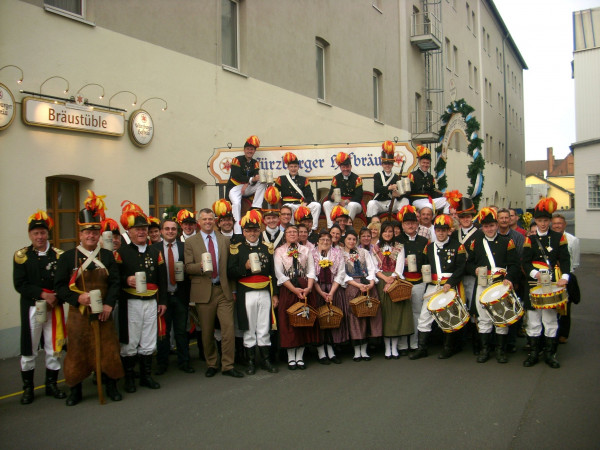 2011, Besuch der Würzburger Hofbräu im Mai 2011